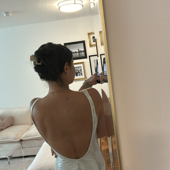 Swim Silver One Piece Bathing Suit Poshmark